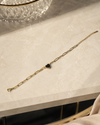 Chic Black Heart Bracelet