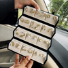 Korean Earrings 12 Pair Box – Premium Collection